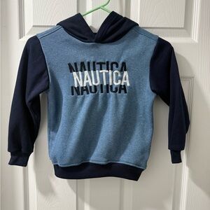 Nautica Kids Two-Tone Blue Hoodie